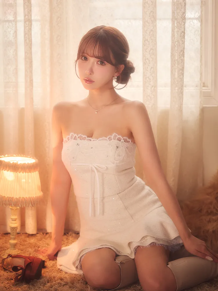 ROBE de FLEURS ミニドレス FM5029