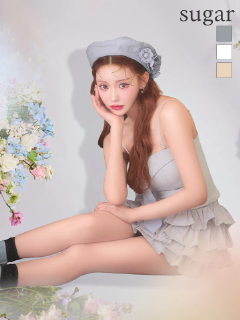 【Glossy/グロッシー】セットアップ/ ネクタイ/ フリル/ ブロード/ ツイル/ ミニドレス/ キャバドレス