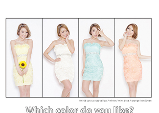 ROBE de FLEURS fm108