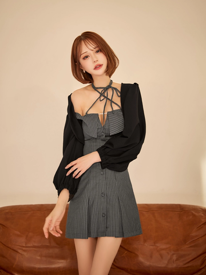 【ANGEL R/エンジェルアール】ロングスリーブ/ ラメ/ ボレロ2