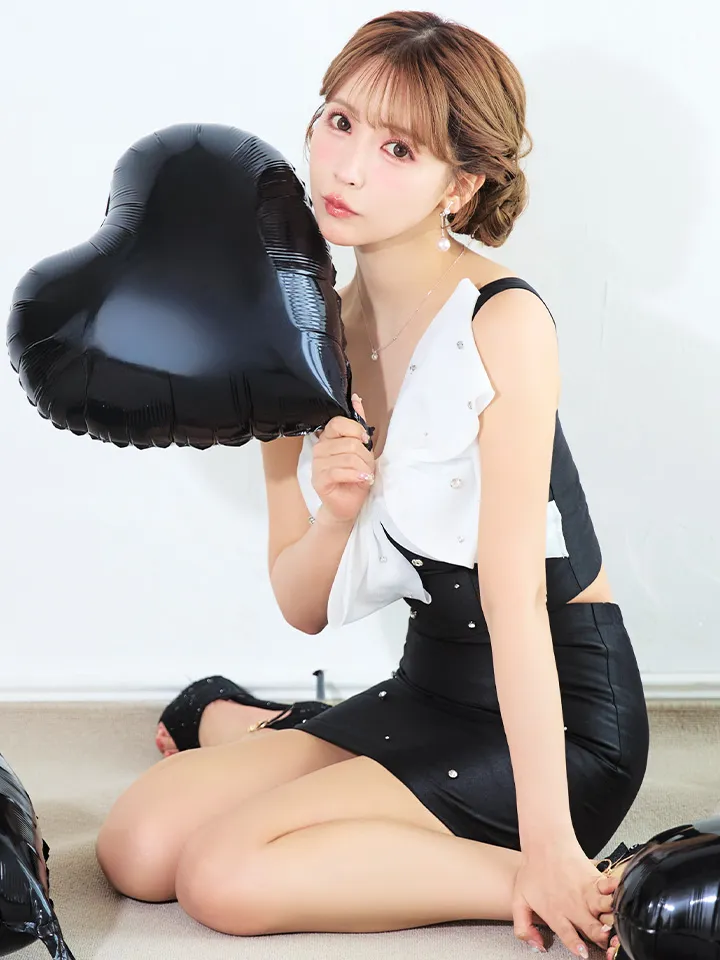 XSサイズあり【ROBE de FLEURS/ローブドフルール】ビッグオーガンジーリボン/ ワンショル/ タイト/ セットアップ/ ミニドレス/ キャバドレス1