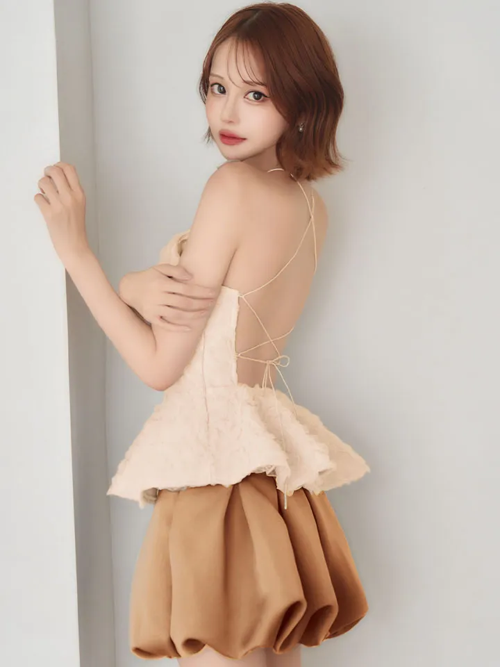 【ROBE de FLEURS/ローブドフルール】fleurs tulle setup dress/ フルール/ チュール/ セットアップ/ ミニドレス/ キャバドレス4