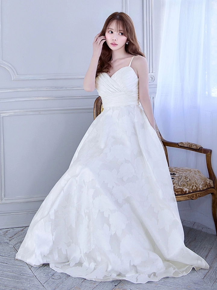 【CLEO CLOE/ クレオ クロエ】 オケージョンドレス/ パーティードレス/ ステージドレス/ イベントドレス/ フラワープリント/ キャミソール/ バストタック/ Aライン/ フレア/ ロングドレス10