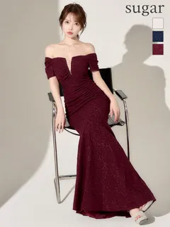 sugarドレス　ロングドレス ロングドレス ゴールド - sugar（シュガー）