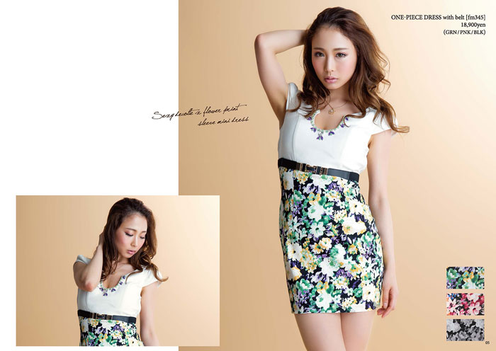 ROBE de FLEURS fm345 ROBE de FLEURS fm345