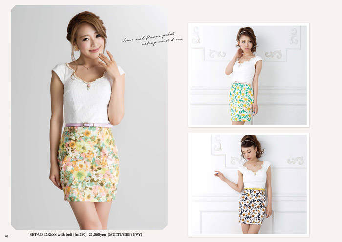 ROBE de FLEURS fm290 ROBE de FLEURS fm290