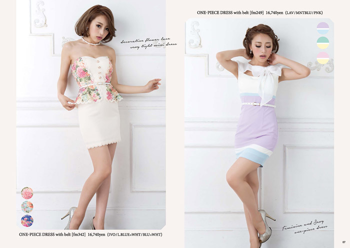 ROBE de FLEURS fm342&fm249 ROBE de FLEURS fm342&fm249
