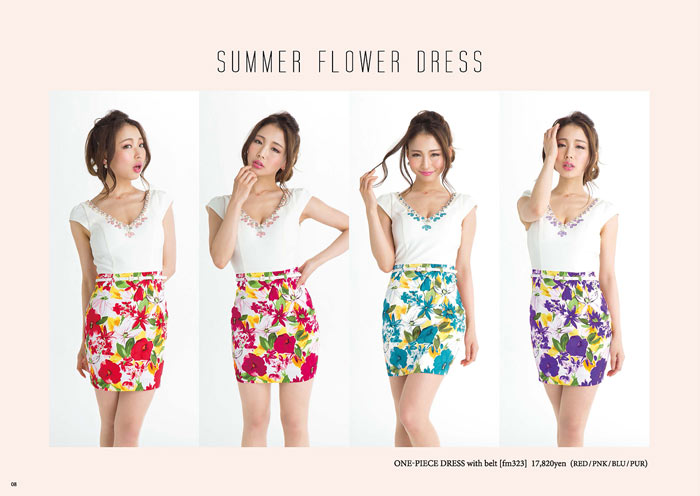 ROBE de FLEURS fm323 ROBE de FLEURS fm323