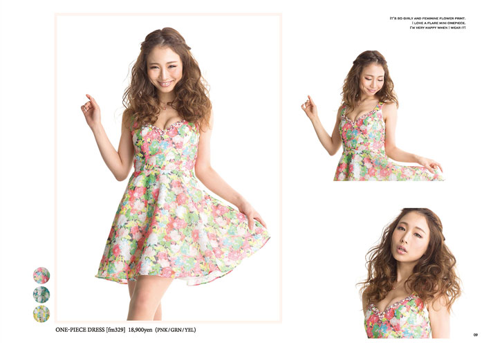 ROBE de FLEURS fm329 ROBE de FLEURS fm329