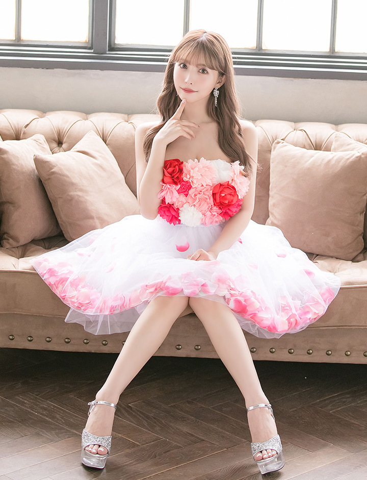 ミニドレス♡Aライン♡バースデー♡水色 ミニドレス フォーマル/ドレス レディース 安い買う