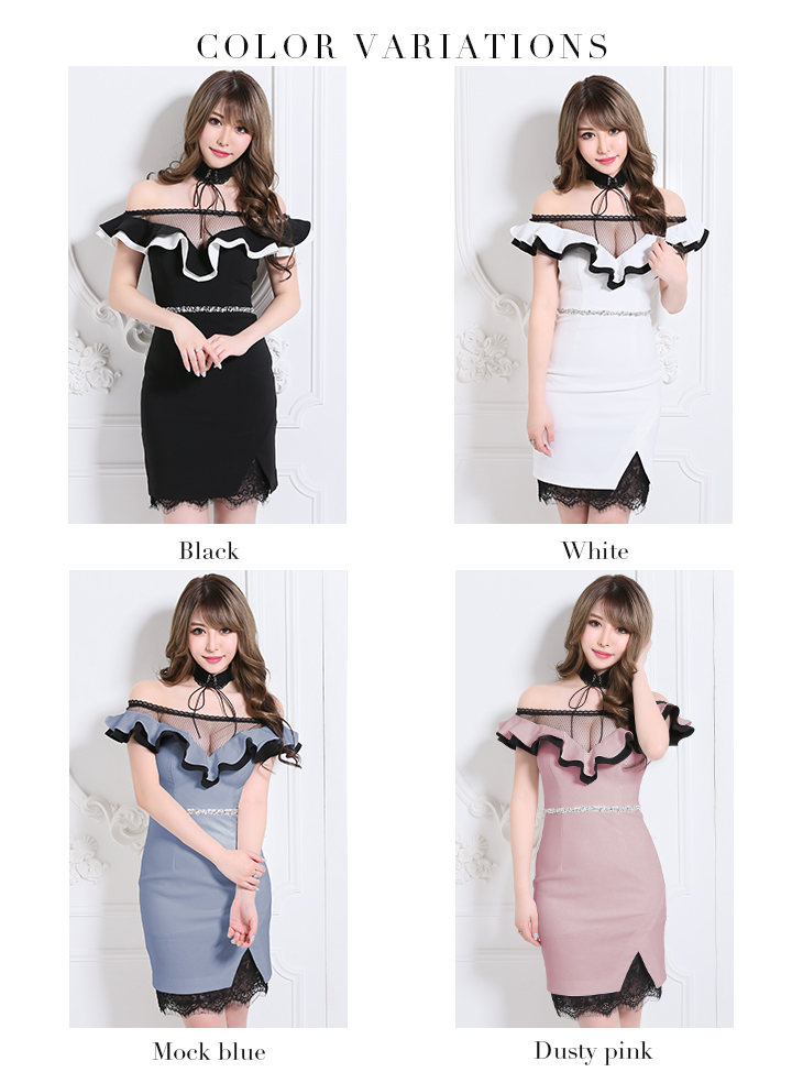 ROBE de FLEURS Glossy/ローブ・ド・フルール グロッシー】オフショル 