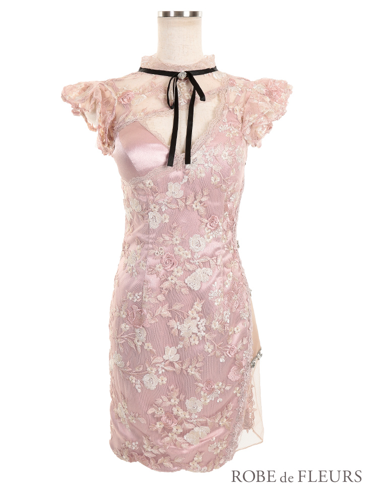 XSサイズあり】【ROBE de FLEURS/ローブドフルール】レース/ サイド 