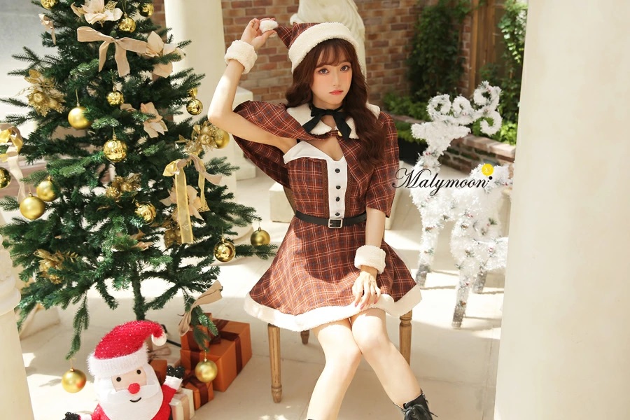 即日発送】【クリスマスコスプレ5点セット】【Malymoon/マリームーン