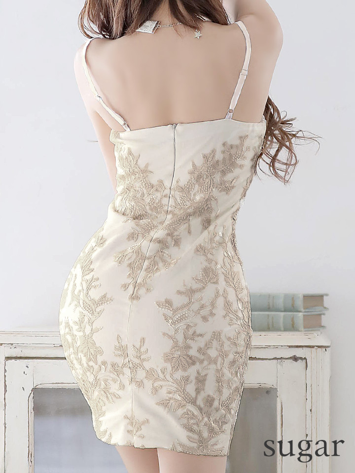 再入荷【IRMA/イルマ】刺繍デザイン/ビジュー/セクシー/キャミソール 