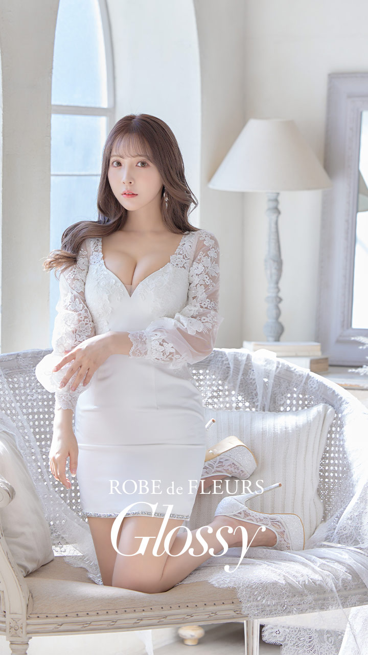 XSサイズあり】【ROBE de FLEURS Glossy/ローブ・ド・フルール