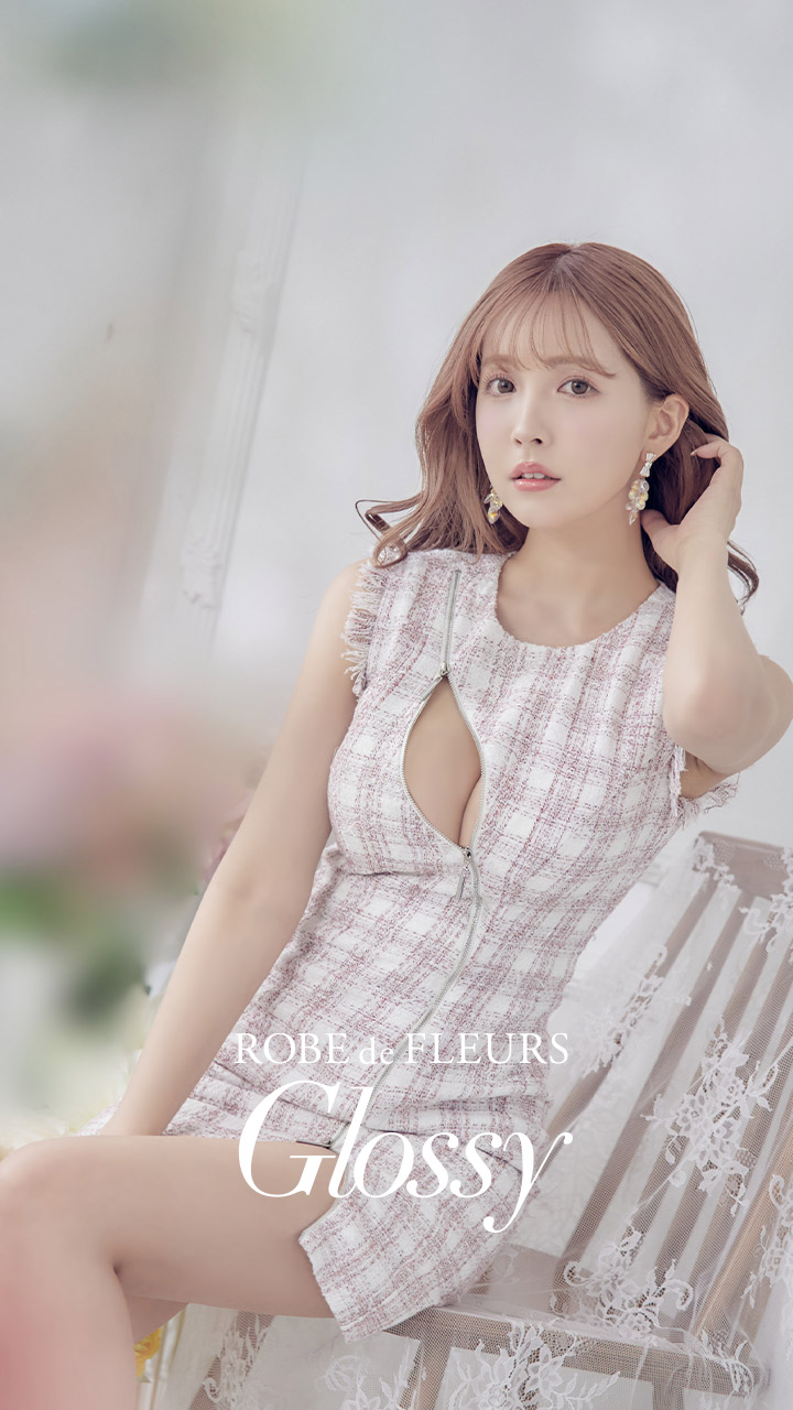 sugarコラボ商品☆【XS-Lサイズあり】【ROBE de FLEURS Glossy/ローブ