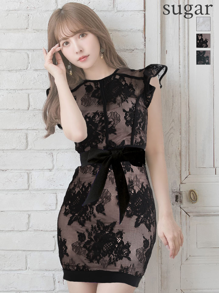 By ROBE De FLEURS/ディアバイローブドフルール】フラワーレース