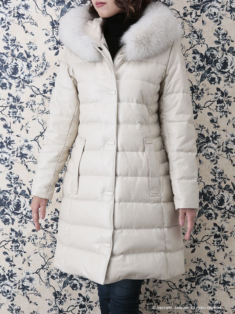 Andy Magazine Vol Collection 22 羊皮 フォックスファー ダウン コート Andy Magazine Vol Collection 22 羊皮 フォックスファー ダウン コート