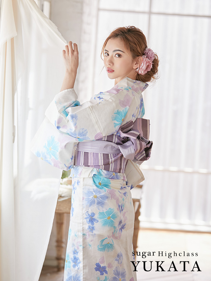《新品》レディース  浴衣  下駄    (柄③)
