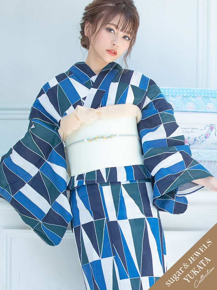 浴衣 モダン幾何学模様浴衣セット 19obi 3 19himo Bl Yobi 030 Be Hc02 Y325 rp 浴衣 モダン幾何学模様浴衣セット 19obi 3 19himo Bl Yobi 030 Be Hc02 Y325 rp