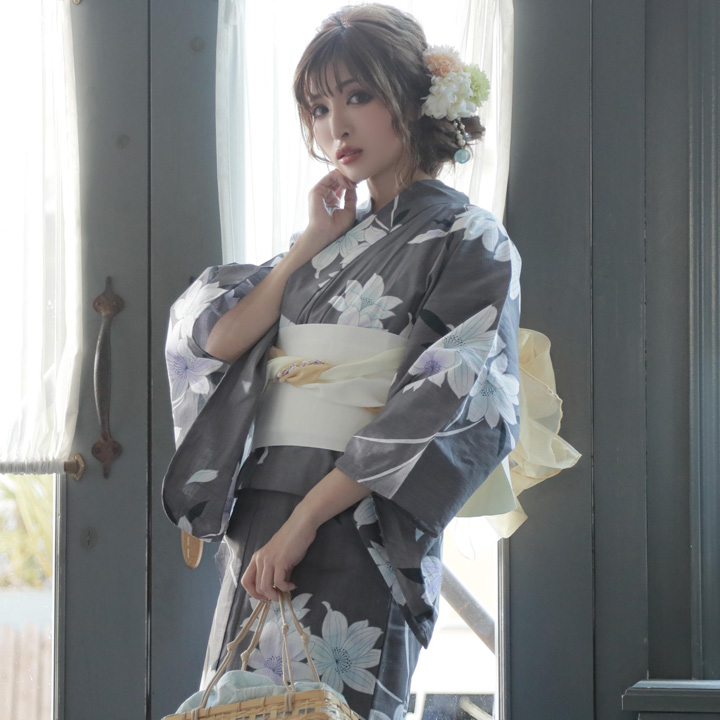浴衣 トレンドグレー地浴衣 19obi 3 Yobi 030 Be 19himo Pl Hc02 Y4022 yn 浴衣 トレンドグレー地浴衣 19obi 3 Yobi 030 Be 19himo Pl Hc02 Y4022 yn
