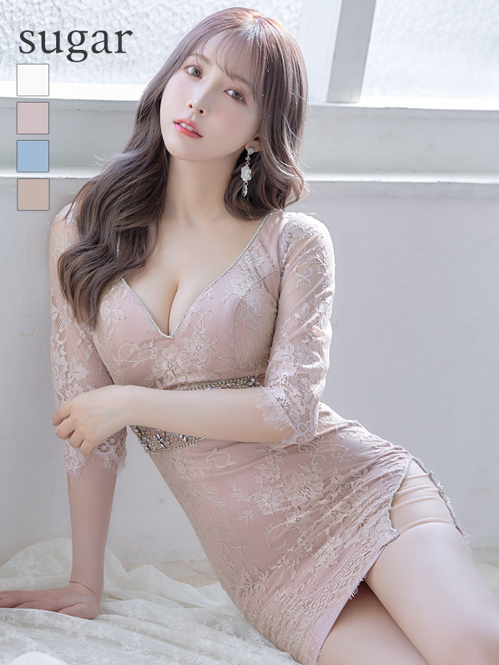 三上悠亜着用　刺繍入りハイネックナイトドレス 三上悠亜着用 刺繍入りハイネックナイトドレス AR22315-W-2203 三上悠