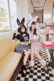 画像3: 【即日発送】ドーリーバニーアイドルセーラー【マリームーン】【ハロウィンコスプレ7点セット】【フリーサイズ/2カラー】[OF01] (3)