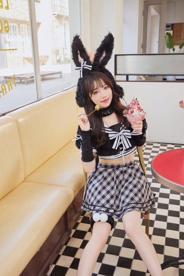 画像5: 【即日発送】ドーリーバニーアイドルセーラー【マリームーン】【ハロウィンコスプレ7点セット】【フリーサイズ/2カラー】[HC03] (5)