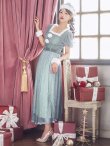 画像1: SALE!【サンタコス 5点セット】【S-Mサイズ/2カラー】ベロアワンピースサンタ[YMT] (1)