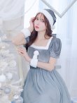 画像38: SALE!【サンタコス 5点セット】【S-Mサイズ/2カラー】ベロアワンピースサンタ[YMT] (38)