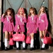 画像2: 【即日発送！】【ハロウィン】ピンクJK/女子高生/セーラー服コスプレセット【ハロウィン3点セット】【S?Lサイズ/1カラー】(B023SB/0415socksSB)[YMT] (2)