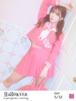 画像10: 【即日発送！】【ハロウィン】ピンクJKコスプレセット【ハロウィン3点セット】【S?Mサイズ/1カラー】(B023SB/0415socksSB)[YMT] (10)
