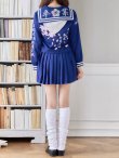 画像7: 【即日発送！】【ハロウィン】セーラー服JK/女子高生/セーラー服コスプレセット【ハロウィン3点セット】【S〜Lサイズ/1カラー】(B7748/B023SB/0415socksSB)[HC02] (7)