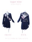 画像14: 【即日発送！】【ハロウィン】セーラー服JK/女子高生/セーラー服コスプレセット【ハロウィン3点セット】【S〜Mサイズ/2カラー】(B7748/B023SB/0415socksSB)[HC02] (14)