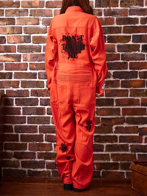 画像6: 【即日発送】オレンジ囚人/プリズナーガール/ミリタリーコスプレ/ユニセックス【sugar nineハロウィンコスプレ2点セット】【S〜XXLサイズ/1カラー】【HC03】 (6)