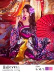 画像1: 【即日発送！】花魁コスプレ【S-Mサイズ/2カラー】[YMT]【ハロウィン】 (1)