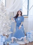 画像12: SALE!【サンタコス 5点セット】【S-Lサイズ/2カラー】ビジューニットワンピースサンタコスプレ[YMT] (12)
