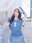 画像13: SALE!【サンタコス 5点セット】【S-Lサイズ/2カラー】ビジューニットワンピースサンタコスプレ[YMT] (13)