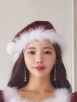 画像17: 【即日発送】【サンタコス 4点セット】【S-Lサイズ/2カラー】バックリボンフレアワンピースサンタコスプレ[YMT] (17)