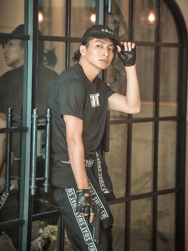 画像2: 【SALE!!】【即日発送】SWATコスチューム 【コスプレ2点セット】【S-XXLサイズ】(HC0306-SV)[HC03] (2)