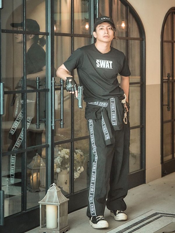 画像5: 【SALE!!】【即日発送】SWATコスチューム 【コスプレ2点セット】【S-XXLサイズ】(HC0306-SV)[HC03] (5)