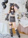 画像1: 【即日発送】【送料無料！】ファーエッジクロスウルフ【マリームーン】【ハロウィンコスプレ10点セット】【フリーサイズ/2カラー】[HC03] (1)