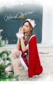 画像10: 【即日発送】【クリスマスコスプレ7点セット】【Malymoon/マリームーン】マントサンタクロース【フリーサイズ/1カラー】[YMT] (10)
