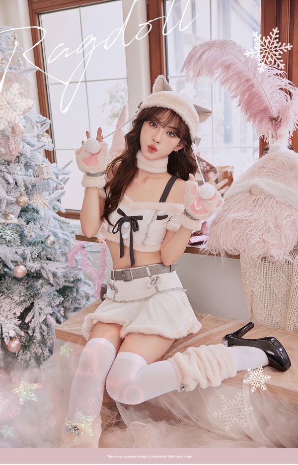 画像11: 【即日発送】【クリスマスコスプレ9点セット】【Malymoon/マリームーン】ラグドールサンタ【フリーサイズ/1カラー】[HC03] (11)