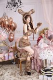 画像9: 【即日発送】テディバニーギンガムファーセットアップ【ハロウィンコスプレ9点セット】【フリーサイズ/1カラー】[HC03] (9)