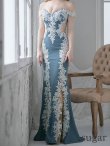 画像12: Lサイズあり【IRMA/イルマ】レース/ オフショル/ スリット/ タイト/ ロングドレス/ キャバドレス long[OF2A] (12)