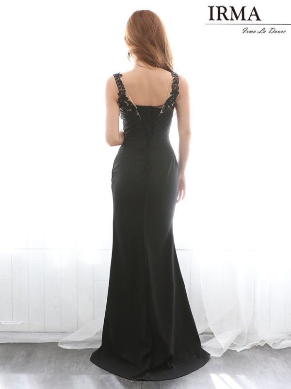 画像3: 【IRMA/イルマ】シアーレース/ ノースリーブ/ ストレッチ/ タイト/ ロングドレス/ キャバドレス long[OF2A] (3)