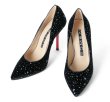画像8: 【COMEX】 1color/ 10.5cmヒール/ ベロア/ ピンヒール/ 赤ヒール/ ポインテッドトゥ/ ハイヒール/ パンプス[OF02JH] (8)