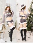画像10: 【即日発送！】【クリスマスコスプレ7点セット】【Malymoon/マリームーン】リボンラッピングサンタセットアップ【フリーサイズ/2カラー】[YMT] (10)