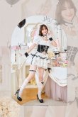 ホワイトxブラック モデル：身長：166cm　着用サイズ：Fサイズ